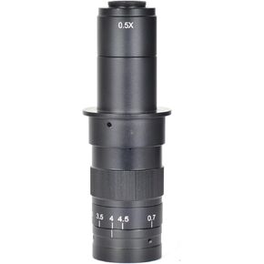 Microscope 120x 180x 300x العدسة البصرية المجاهر الصناعية أحادية العدسة عدسة كاميرا CCD الرقمية ، ملحقات المجهر الإلكتروني (180x)