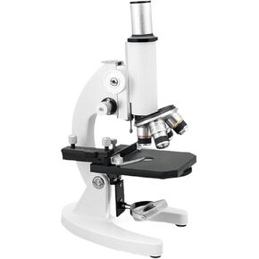 Monocultural Microscope XSP-02 Biological Microscope for Student Science Laboratory, Light Grey