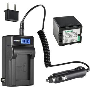 Kastar 1-Pack VW-VBN260 Battery and LCD AC Charger Compatible with Panasonic VW-VBN260, VW-VBN130, VW-VBN070 Battery, HDC-SD800, HDC-SD800GK, HDC-SD800K, HDC-SD800P, HDC-SD900, HDC-SD909, HC-X900