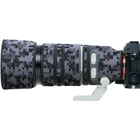 Waterproof Camera Lens Coat for Sony FE 100-400mm F4.5-5.6 GM OSS,Camera Camouflage Rain Covers Lens Protective Sleeve (Dry Grass Camouflage)