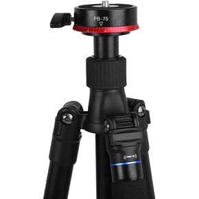 Camera Panoramic Panning Base, Aluminum Alloy Panorama Ball Tripod Head with Bubble Level and 3/8 Inch Screw for Most DSLR Cameras Applying to Any Tripods