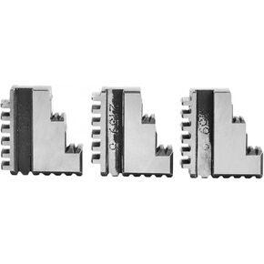 3 Pcs K11-100 Internal Jaw 4in Chuck 20CrMnTi High Strength Long Service Life Chuck Jaw Wood Lathe Chuck clamp