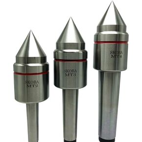 1pc MT1 MT2 MT3 MT4 Morse Water Proof Outer Rotation Center Turn Thimble CNC High Precision 0.001 Machine Tool Accessories(MT2)