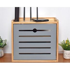 Router Shelf Wall Mount WiFi Router Storage Box, Router Organizer, Wireless Router Storage Shelf WiFi Router Storage Box, WiFi Router Storage Box Storage Box Wall Mount (B)