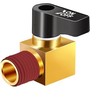 Brass Male Thread Air Compressor Accessories 1/4" NPT Air Compressor Drain Valve Drain Cock Ball Valves Male Ball Type Drains Valves