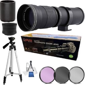 HD 420-1600mm Aperture F/8-16 MF HD Manual Telephoto Zoom Lens for Canon EOS R, EOS R3, EOS R5, EOS R6, EOS R6 II, EOS R7, EOS R8, EOS R10, EOS R50, EOS R100, EOS RP Mirrorless Cameras.
