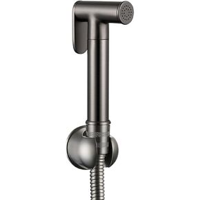 Cloth Diaper Sprayer for Sink Bidet Handheld Water Sprayer Hand Shower for Toilet Set Cold Water with Hose Brass No Drilling Grey Bidet Shower Sprayer