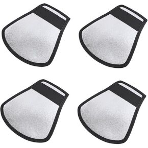 4pcs Camera Flash Reflector Diffuser Portable Light Softbox Elastic Bands for Photography Video and Shooting Design for Wide Light Source
