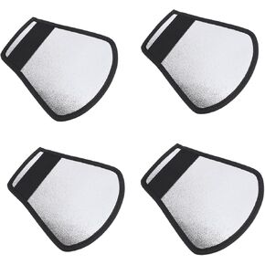 Vaguelly 4pcs Flexible Camera Flash Reflector Diffuser Soft Light for Outdoor Photography Eliminates Harsh Shadows for Beginners and Professionals