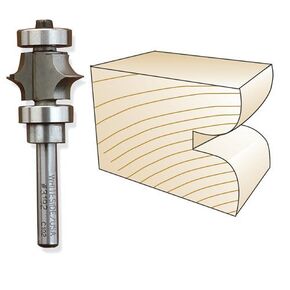 Whiteside 3190 Full Bead 1/8"r - 1/4" Shank Router Bit