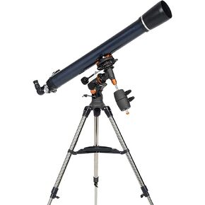 Astronomical Telescope - Equatorial Mount,Profession 90mm Refractor Telescope for Beginners,1000mm Focal Length Telescop