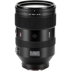 VILTROX AF 135mm F1.8 LAB FE Lens, Full-Frame Autofocus Lens for Sony E-Mount Cameras, VCM Motor, F1.8 Large Aperture, ED Elements, and Internal Focusing