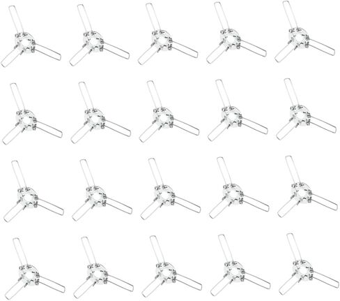 Balacoo Metal Lampshade Spring Clip 24pcs مجموعة لمصابيح الكرة الزجاجية من الخيزران الراتان تعزيز النداء البصري in Kuwait