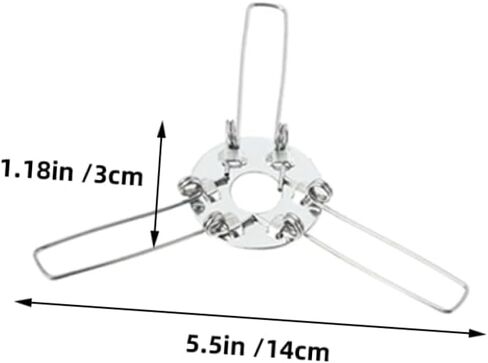 Balacoo Metal Lampshade Spring Clip 24pcs مجموعة لمصابيح الكرة الزجاجية من الخيزران الراتان تعزيز النداء البصري in Kuwait