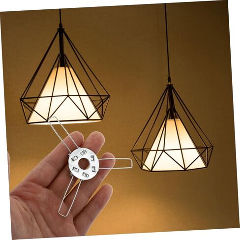 Balacoo Metal Lampshade Spring Clip 24pcs مجموعة لمصابيح الكرة الزجاجية من الخيزران الراتان تعزيز النداء البصري in Kuwait