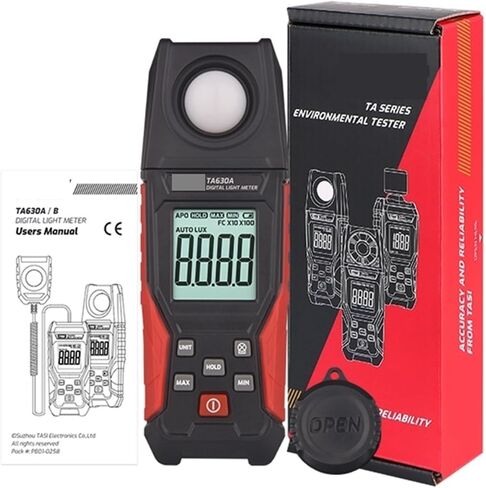 LIAMOS Lighting Engineering Digital Luxometer Professional Handheld Light Meter High Accuracy Luxmeter Illuminometer Photometer,Accurate Testing(TA630B) in Saudi Arabia