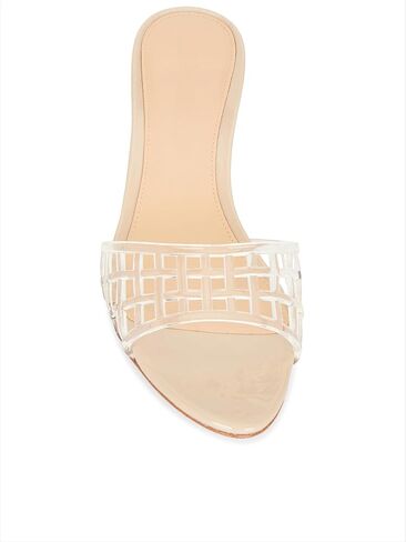 High Heel Sandals for Women Open Pointed Toe Mesh Mules Sandals Beach Summer Dress Stiletto Shoes in Kuwait