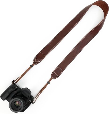 Classic Leather Camera Strap, Shoulder Strap, Genuine Leather Neck Strap for DSLR/SLR in Kuwait