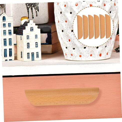 Artibetter 6pc Disicircle Dresser مقابض عتيقة أسود للمطبخ ديكور أثاث غرفة المعيشة المطبخ in Kuwait