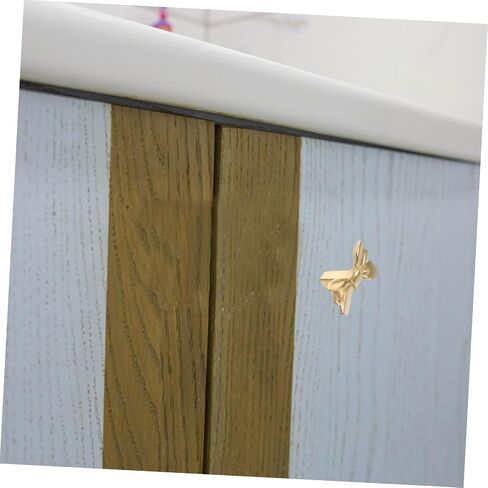 Gold Bow Drawer Pull Handles Decorative Brass Knobs for Dresser Wardrobe Cabinet and Boys and Girls Bedroom Multifunctional Quick Installation Aesthetic Home Decor in Saudi Arabia