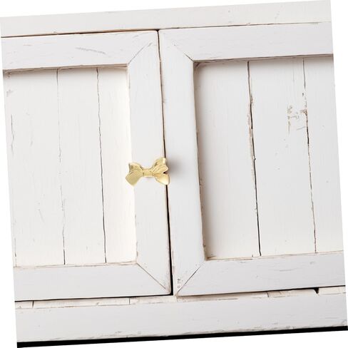 Gold Bow Drawer Pull Handles Decorative Brass Knobs for Dresser Wardrobe Cabinet and Boys and Girls Bedroom Multifunctional Quick Installation Aesthetic Home Decor in Saudi Arabia