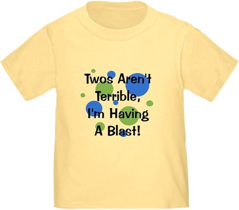 CafePress Twos aren't Terrible Toddler T Shirt Cute Toddler Graphic Tee, 100% Cotton in Kuwait