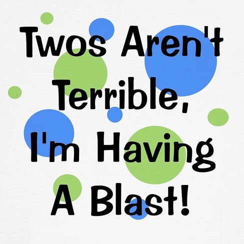 CafePress Twos aren't Terrible Toddler T Shirt Cute Toddler Graphic Tee, 100% Cotton in Kuwait