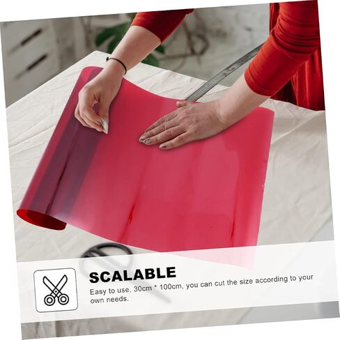 Angoily Professional Light Gels Set Red Tint Film for Photography Video Filmmaking in Saudi Arabia