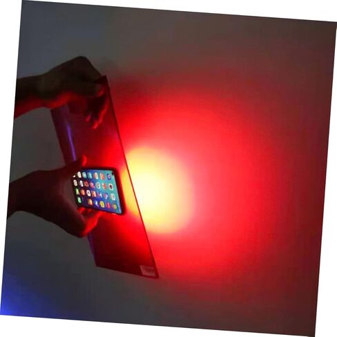 Angoily Professional Light Gels Set Red Tint Film for Photography Video Filmmaking in Saudi Arabia