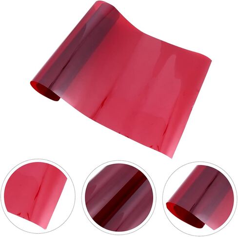 Angoily Professional Light Gels Set Red Tint Film for Photography Video Filmmaking in Saudi Arabia