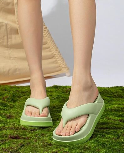 منصة Flip Flop for Women Slip-on Thong Slippers مع Arch Super in Kuwait
