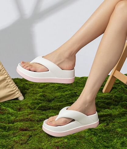 منصة Flip Flop for Women Slip-on Thong Slippers مع Arch Super in Kuwait