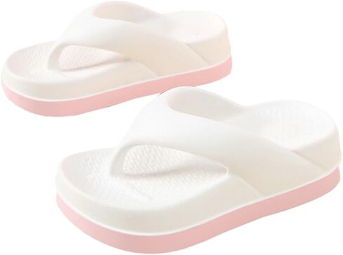 منصة Flip Flop for Women Slip-on Thong Slippers مع Arch Super in Kuwait