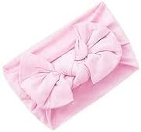 Bow Dream Newborn Baby Girls Knotted Gown Solid Color Jumpsuit with Matching Headband Bonnet Baby Boy Sleeper in Saudi Arabia