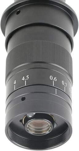 Microscope 120X 180X 300X Optical Lens Monocular Industrial Microscopes Digital CCD Camera Lens,Electron Microscope Accessories (180X) in Saudi Arabia