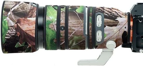 Waterproof Camera Lens Coat for Sony FE 100-400mm F4.5-5.6 GM OSS,Camera Camouflage Rain Covers Lens Protective Sleeve (Dry Grass Camouflage) in Kuwait