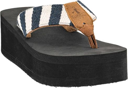 Corkys Footwear Women's Take A Dip Flip Flops - Featuring a Stylish V-Strap Design and a 2.5-Inch Platform, Blending Casual Elegance with Ultimate Comfort in Saudi Arabia