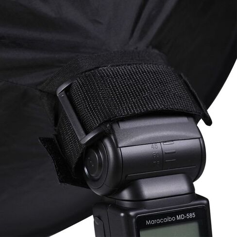 رد الفعل كاميرا مثمن Speedlight Softbox Diffuser | قابلة للطي محمولة مصباح فلاش محمول ل DSLR | إضاءة ناعمة لفيديو صورة صورة صورة مع مربع تخزين (30 سم (11.8 بوصة)) in Kuwait