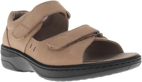 Propet Womens Gemma Pootbed Sandals عرضية غير رسمية - أسود in Kuwait