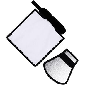 2pcs Light Reflector Flash Diffuser Photography Light Barrier for Softer Flash Effects Portable and Durable Design for Camera Accessories