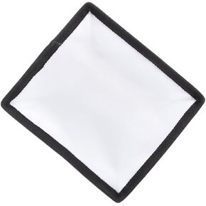 Folding Flash Diffuser Sock Soft Light Accessory for Square Overhead Flash Easy to Use Hook and Closure Compatibility for Photography and Video