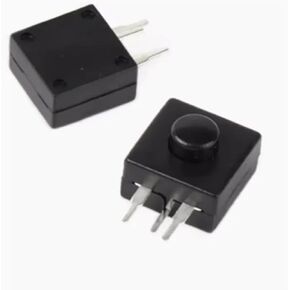 10pcs Flashlight Head Light 213WD 12x12mm DC 30V 1A 3PIN Push Button Switch ON-Off-ON