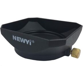 Newyi 52 مم مربعة الشكل المسمار على غطاء غطاء محرك السيارة للعدسة بدون مرآة وداي دي في كاميرات الفيديو وكاميرا الفيديو