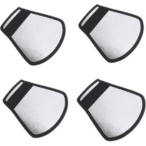 4pcs Flash Reflector Diffuser for Camera Soft Light Diffuser for Photography and Flexible Design for Indoor and Outdoor Shooting Compatible and Studio Strobe