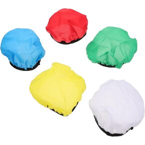 5Pcs Round Flash Diffuser Lampshade for Flash Lamps Creative Photography Light Cover with Excellent Reflecting Effects for Use and Present Choice