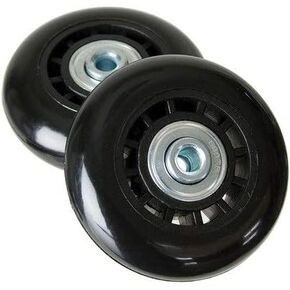 2 Black CVPKG Smooth Glide Wheels to fit The Pelican 1510 or 1560 case.