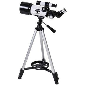 Space Astronomical Refractor Telescope with Adjustable Tripod and Finder Scope, Outdoor Monocular Space Telescope, Educa