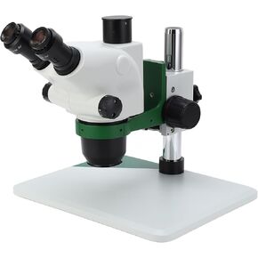 Binocular Compound Microscope 6.5-65X Zoom, Digital Microscope 3D Image Magnification USB Camera for Lab