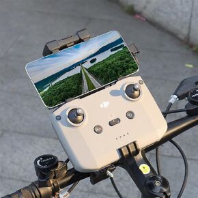 Bicycle Mount Bracket Adapter for DJI RC-N3/N2/N1 Remote Control, Cycling Bike Handlebar Holder Clamp Clip Base for DJI Air 3 3S/Mini 4 Pro/Mini 2 3 3Pro/Flip/Neo/Mavic 3 Pro Controller Accessory