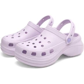 Garden Clogs for Women's Platform Clogs Cloud Slides Casual Pillows Breathable Quick Drying Sandals Water Shoes Clog Shoes Slip On Comfortable Slippers
